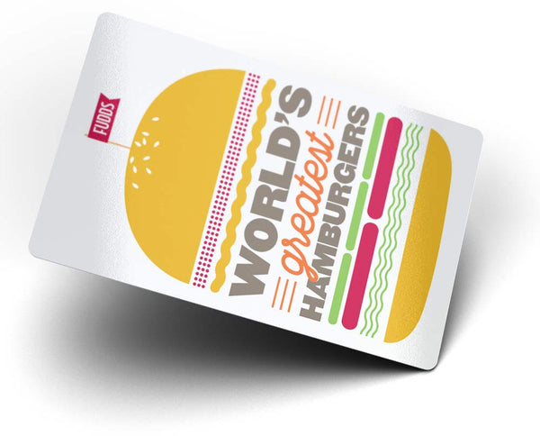 World's Greatest Burger Gift Cards (50 Pack)